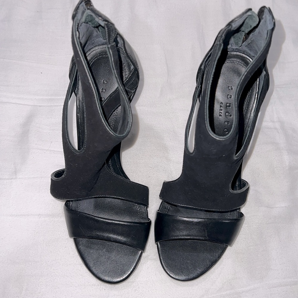 Black Sandro Paris heels